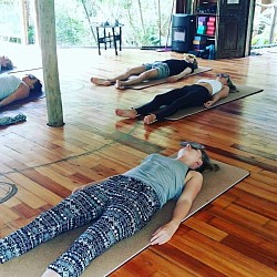 Savasana rest getaway retreat KZN mantis and moon freedom retreat posture pixie